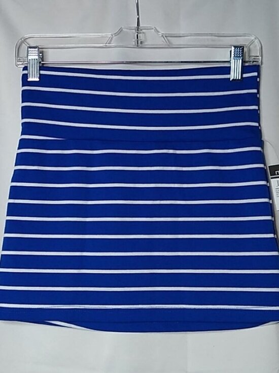Dresses & Skirts - 💤Blue/White Striped High Waisted Mini Skirt M